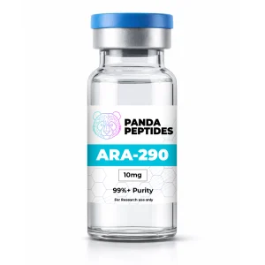 ARA-290 10mg lyophilized reference material vial by Panda Peptides