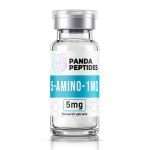 5-Amino-1MQ - lyophilized powder research peptide vial by Panda Peptides