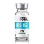 BPC-157 - lyophilized powder research peptide vial by Panda Peptides