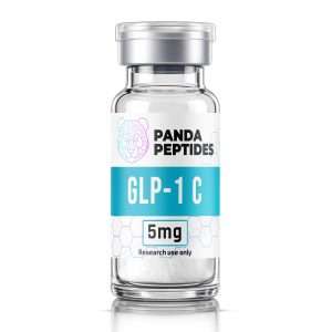 GLP-1 C - lyophilized powder research peptide vial by Panda Peptides