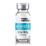 GLP-1 C + GLP-1 S - lyophilized powder research peptide vial by Panda Peptides