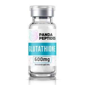 Glutathione - lyophilized powder research peptide vial by Panda Peptides