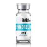 Ipamorelin - lyophilized powder research peptide vial by Panda Peptides