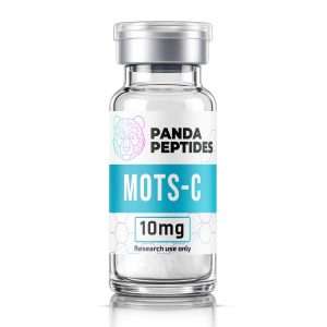 MOTS-c - lyophilized powder research peptide vial by Panda Peptides
