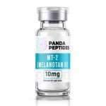 Melanotan II - lyophilized powder research peptide vial by Panda Peptides
