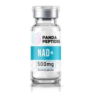 NAD+ - lyophilized powder research peptide vial by Panda Peptides