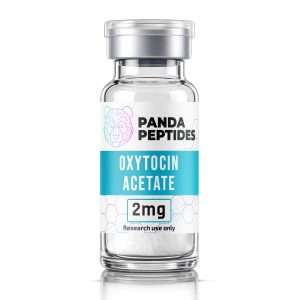 Oxytocin Acetate - lyophilized powder research peptide vial by Panda Peptides