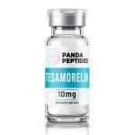 Tesamorelin 10mg Tesamorelin - lyophilized powder research peptide vial by Panda Peptides