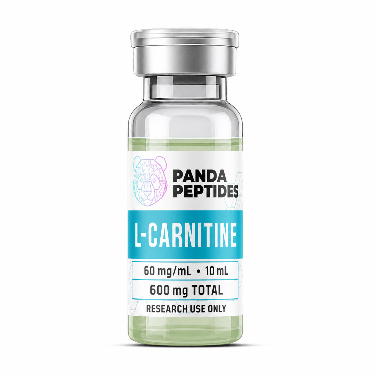 L-Carnitine 60 mg/mL 10 mL research vial, 600 mg total