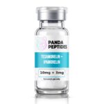 Tesamorelin 10mg and Ipamorelin 3mg research peptide blend vial