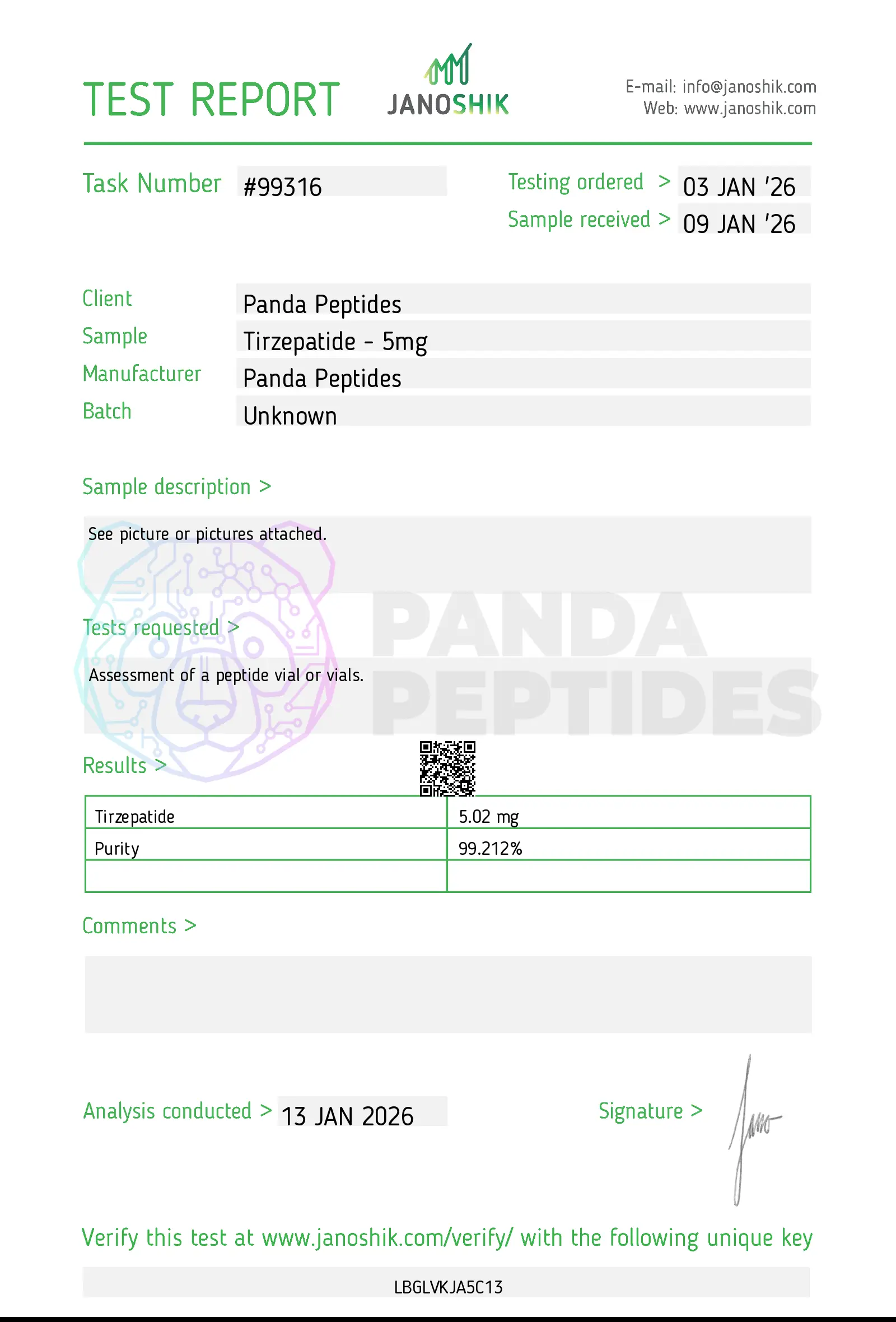 GLP-2 COA